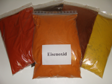 Eisenoxid orange 5 Kg Farbpigmente für Beton + Wand